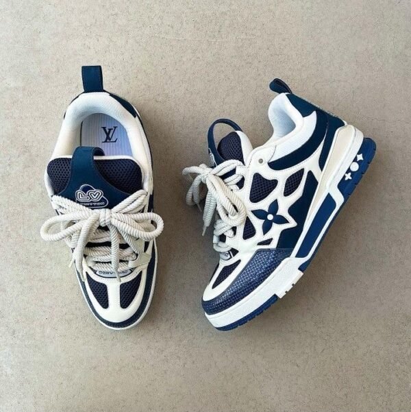 LV Skate Branco Azul