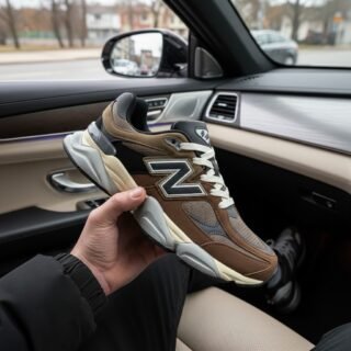 New balance 9060 Castanho e Preto
