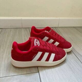 Adidas campus vermelho e branco