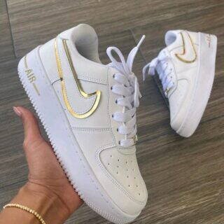 Air force one branco e dourado