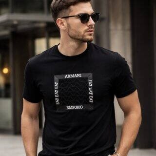 Tshirts Emporio Armani Preto