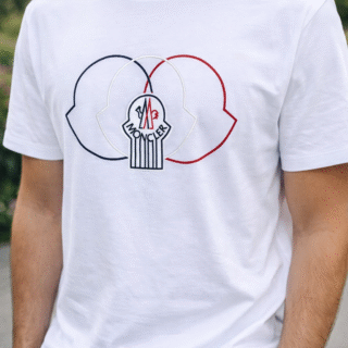 Tshirts Moncler Branco